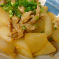 かたとり　みゆ's cooksnap of when they made 大根と豚コマの甜麺醤炒め.