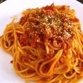 K万理's cooksnap of when they made 超簡単濃厚ミートソース.
