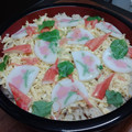 のりのりのりい's cooksnap of when they made 簡単、活力鍋（圧力鍋）炊き込みちらし寿司.