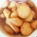 麻菜花's cooksnap of when they made こんにゃくとごぼう天のピリ辛煮物.