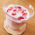ゆったん's cooksnap of when they made 簡単☆可愛い☆いちごミルク♡.