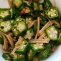 ちっぷ☆♪'s cooksnap of when they made 和えるだけ！なめ茸オクラ.