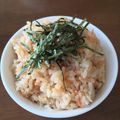 クックHUINFH☆'s cooksnap of when they made ふっくら～♬ネギと鮭の炊き込みご飯.