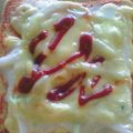makokitty's cooksnap of when they made 朝食にもどうぞ！簡単にピザ風トースト.