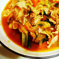 erizabes16's cooksnap of when they made 豚ロースとたっぷり野菜のトマト煮込み.
