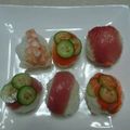 きょうりこ's cooksnap of when they made ひな祭りに！ひとくち手まり寿司.