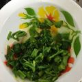 kijuhyt's cooksnap of when they made 菜の花の辛子和え.