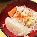 伊織mummy's cooksnap of when they made 覚書用★なか卯の鶏塩うどん風塩ちゃんこ鍋.