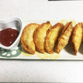 ばななはおやつ's cooksnap of when they made ✿さつまいもとコーンの揚げ焼き餃子✿.