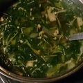かずくるこっちママ's cooksnap of when they made 簡単♪鶏むね肉と長ネギ きのこのお吸い物.