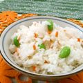 赤い電話's cooksnap of when they made 簡単☆枝豆&にんじんご飯.