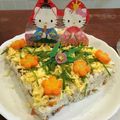 kaori6255's cooksnap of when they made ひな祭り キティーちゃんちらし寿司.