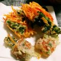 あいらぶパン☆'s cooksnap of when they made お花見にも～菜の花と人参のかき揚げ～.