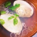 ぷぎぷぎブタ's cooksnap of when they made ひな祭りに！蛤や浅利の潮汁♪.