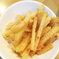 misakata's cooksnap of when they made じゃが芋とたらこの炒め物.