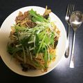 29922992's cooksnap of when they made 牛肉とキノコの和風スパゲッティ.