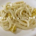 papikun's cooksnap of when they made 白菜だけでもウマウマ塩焼きうどん.