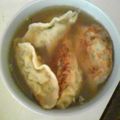 らりこりら★'s cooksnap of when they made 残り焼き餃子で簡単スープ☆餃子のスープ☆.