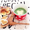 hitomi＊＊'s cooksnap of when they made 離乳食 さつまいもとほうれん草のスープ.