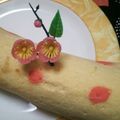 まーちゃんスペシャル's cooksnap of when they made ひな祭り✿簡単！桃の花ロールケーキ✿.