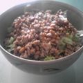 テロ村テロ's cooksnap of when they made 納豆とひき肉を炒めてサラダに♪.