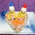 ふたごゆき's cooksnap of when they made ひな祭りに、簡単三色の押し寿司.