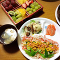 ぽちこ（マイ）'s cooksnap of when they made 意外と簡単♪ちらし寿司.