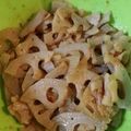 夜野祐's cooksnap of when they made レンジでチンするだけ！蓮根のきんぴら風.