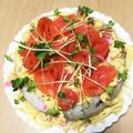 ★☆なおなお☆★'s cooksnap of when they made ちらし寿司ケーキ.