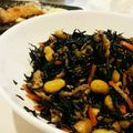 にぃな☆にこ's cooksnap of when they made 簡単☆ひじきの煮物（ひじきご飯）.
