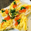 しばーちゃん's cooksnap of when they made お祝いに！星の形のちらし寿司ケーキ.