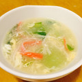 らむらむちゅん's cooksnap of when they made 簡単♪♤青梗菜とカニカマの中華スープ♤.
