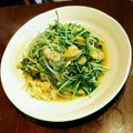 あーたん坊's cooksnap of when they made エビたまと水菜の＊和風炒め＊.