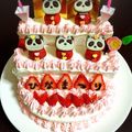 アイちゃん's cooksnap of when they made ひなまつり♡サクサクパンダ♡ひな壇ケーキ.