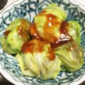 tanoyuki's cooksnap of when they made お弁当にミートボールの春キャベツロール.