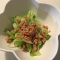 スイートバレンタイン's cooksnap of when they made 鶏そぼろのキャベツ炒め.