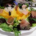 ハムちゃんず♡'s cooksnap of when they made 簡単生ハムサラダ♡ひな祭りバージョン.