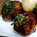 やぬりん's cooksnap of when they made お弁当にも♪柚子胡椒風味の肉巻きおにぎり.