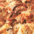 ウナウナ's cooksnap of when they made きんぴらごぼうでピザ♪.