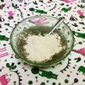 龍青空ママ's cooksnap of when they made わらび餅風？チアシードの黒蜜きなこ♡.