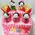 はなたぷ's cooksnap of when they made ひなまつり♡サクサクパンダ♡ひな壇ケーキ.