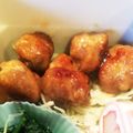DonAoyama's cooksnap of when they made 豚こまの肉団子～(⌒‐⌒).