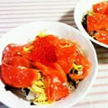 SP♪'s cooksnap of when they made 塩麹でサーモンお刺身。.