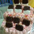 めぐえむ's cooksnap of when they made ひなまつり♡サクサクパンダ♡ひな壇ケーキ.