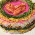 天使のカノン's cooksnap of when they made ☆ひな祭り☆ちらし寿司cake☆.