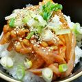 くぅmama's cooksnap of when they made 【『キムチと納豆と生イカ』ご飯】の作り方.