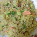 チェブリン's cooksnap of when they made 簡単で美味しい！鮭フレークのチャーハン♪.