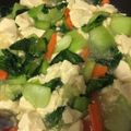 LAHAINAママ's cooksnap of when they made チンゲン菜と豆腐の炒め煮.
