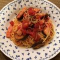 ラテ柴's cooksnap of when they made 簡単！茄子とトマトのコンソメパスタ★.