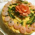 mama57's cooksnap of when they made 雛祭り・ひし餅風ちらし寿司ケーキ.
